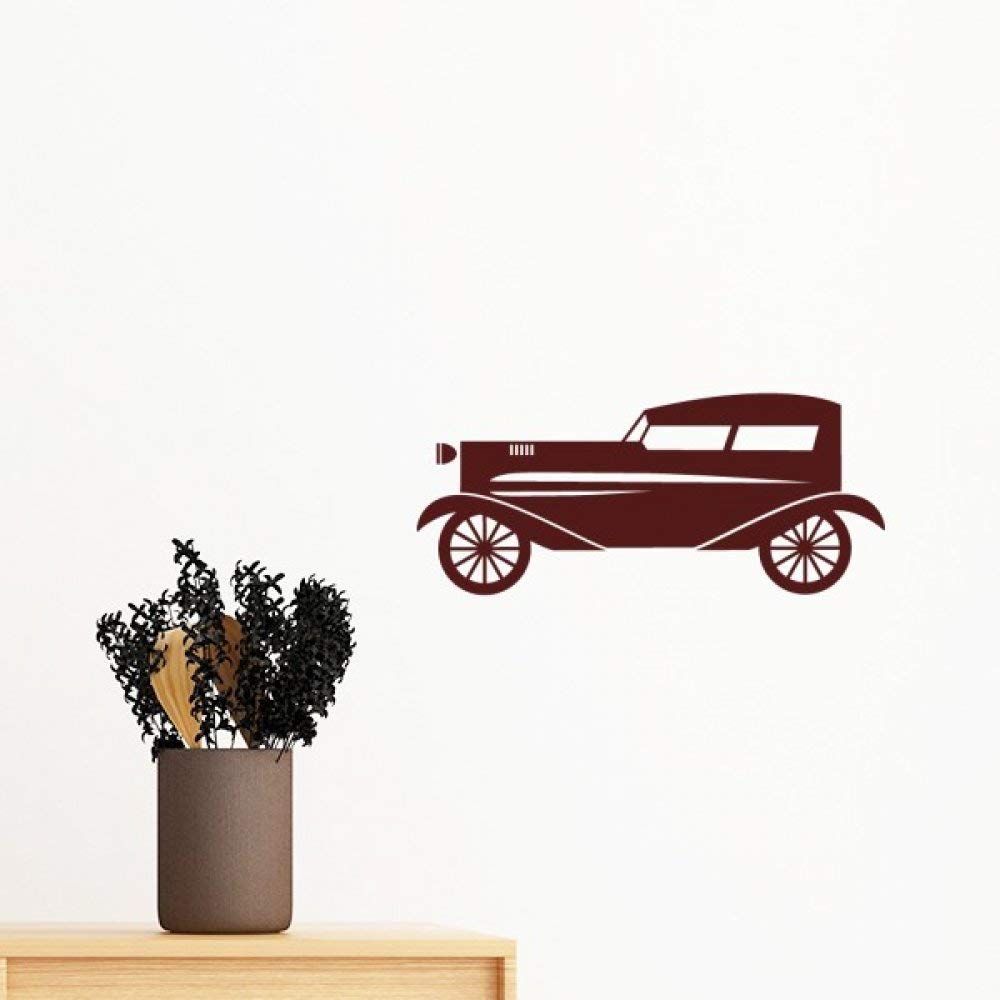 Silhouette de voiture classique vinyle mural haut de gamme