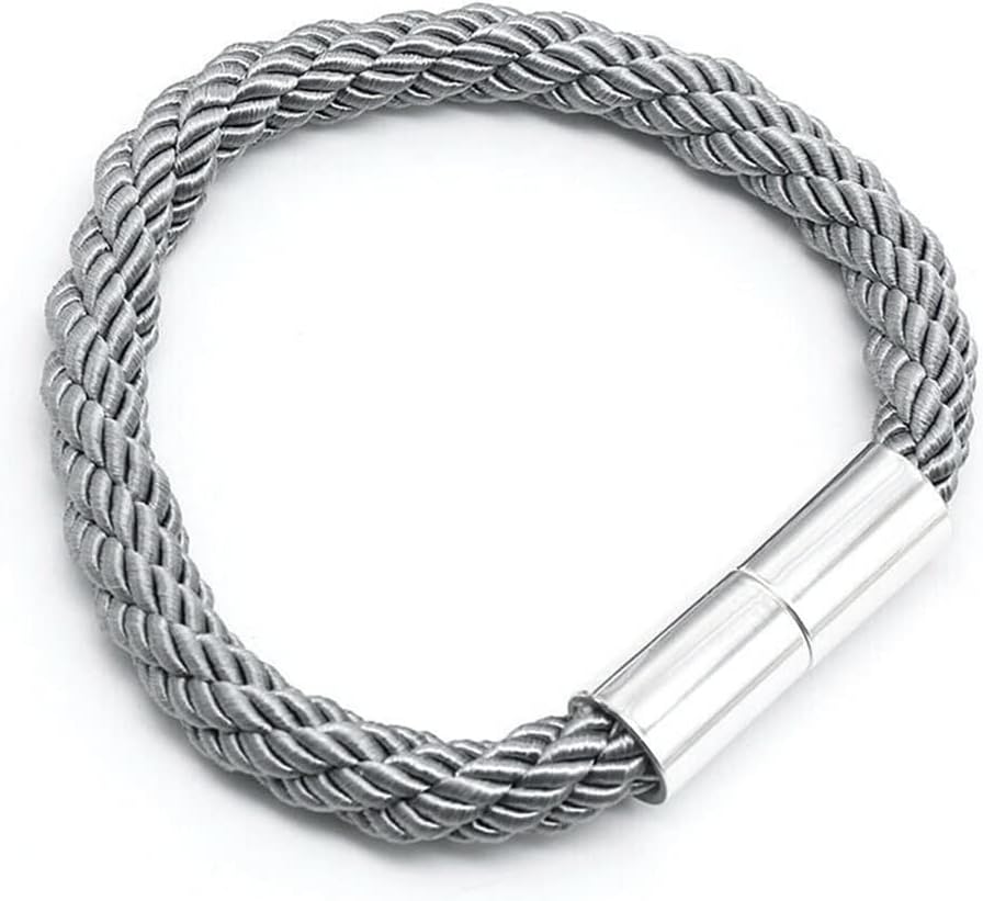 FMURY Gray Curtain Tie-Backs Magnetic Curtain Tieback Buckle Holder Window Strap 50cm