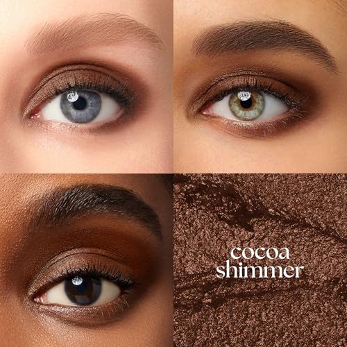 Image of Julep Eyeshadow 101 Cream-to-Powder Waterproof Shadow Stick - Cocoa Shimmer - Long-Lasting, Crease-Proof, Chocolate Brown Shimmer Cream Eyeshadow with Built-in Smudger