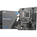 MSI – MSI PRO H610M-G Motherboard, Micro-ATX - Unterstützt Intel C