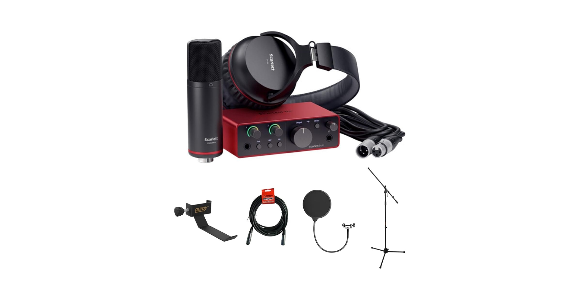 Focusrite Scarlett Solo Studio ポップガード付き Amazon.com: Focusrite Scarlett Solo Studio 3rd Gen USB Audio