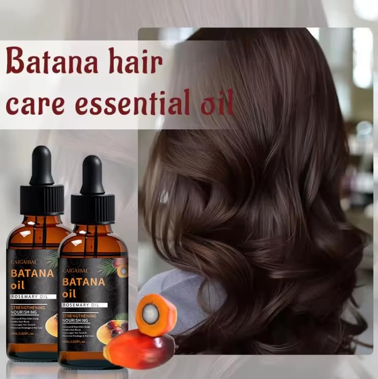 Batana Oil for Hair Growth with Rosemary Oil, 60ml, 2.02 Fl Oz