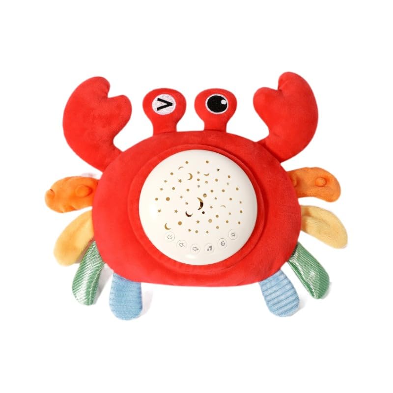 Qumiimet Music Projection Crab Baby Soothes Sleeping Baby Toys 0-6 Months