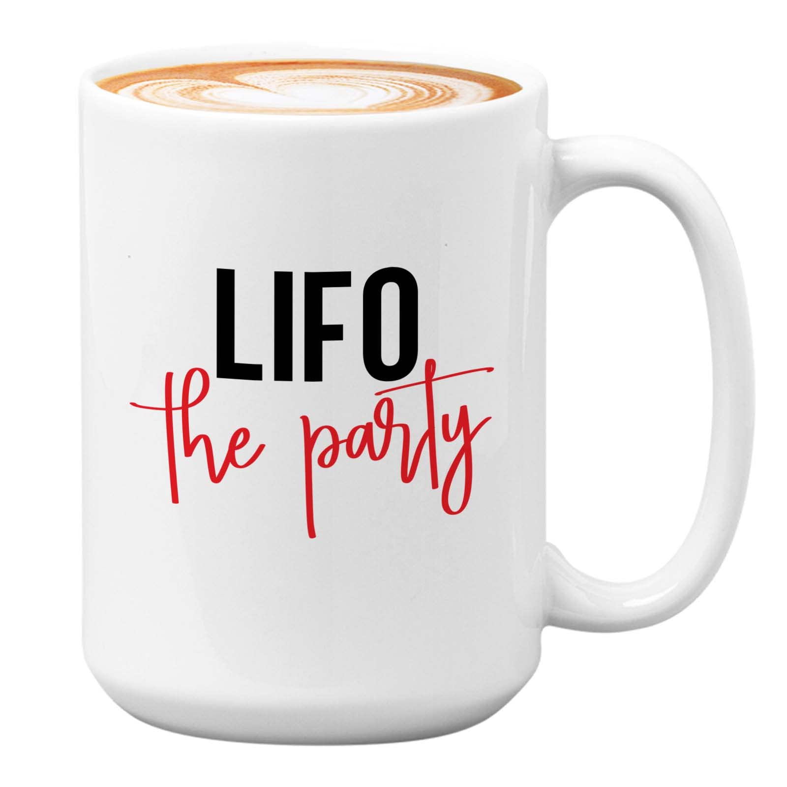 Bubble HugsAccountant Coffee Mug 15oz White - Liffo the Party - Accounting Spreadsheet Audit Auditor office work cpa engineer tax finance administrative email