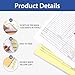Carbonless Work Order Forms & 7.5 x 11 Inches Invoice Book, 50 Sets for Small Business, 2-Part Business Invoices with Carbon Copies, Sales Order Receipt Book