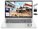 HP 17 Laptop Business 2025, Lifetime MS Office, 17.3' HD+ Computer, 8-Core Intel i3 Processor, 16GB RAM, 1TB Storage (500GB SSD + 500GB Ext), Wi-Fi 6, Long Battery, MarxsolAccessory, Win 11 Pro