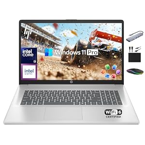 HP 17 Laptop Business 2025, Lifetime MS Office, 17.3″ HD+ Computer, 8...