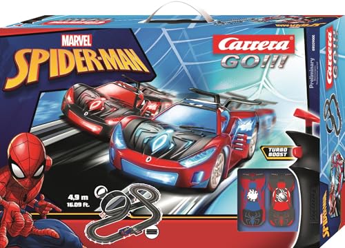 Carrera - 20062580 GO!!! Spider Racing Rennbahn-Set I Rennbahn mit...