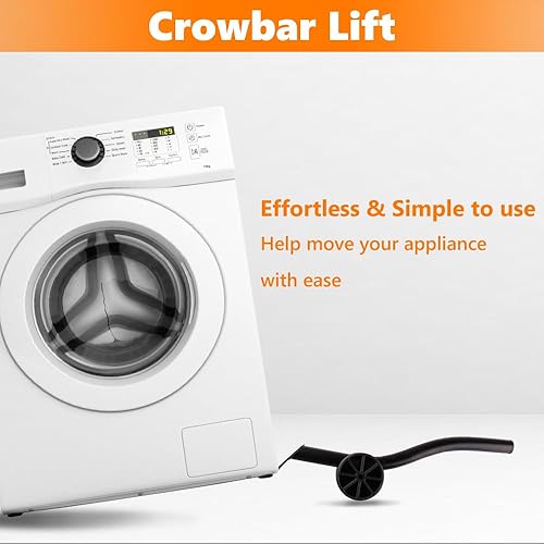 Miniatura 8 de LUCKUP Rodillos de electrodomésticos resistentes, soporte extensible para lavadora, rodillos para muebles, base de nevera móvil, deslizadores de