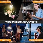 Magnetic Fill Light for DJI Osmo Mobile 8/7P/7/6 Accessories,3 Color Modes Compatible with DJI Osmo Mobile 8/7P/7/6/5/4/SE Gimbal Stabilizer