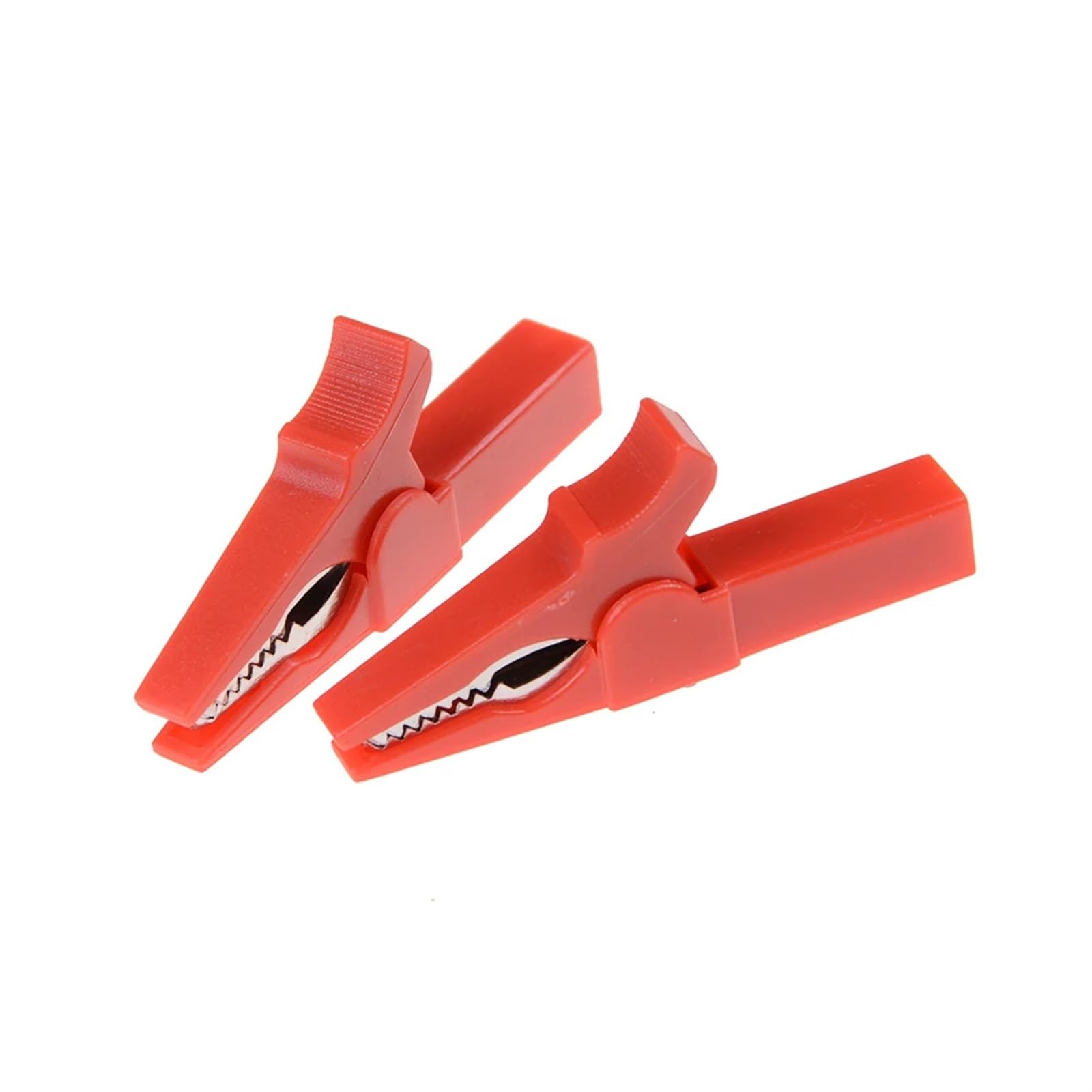 Crocodile Clips 2PCS Battery Test Clip 55MM HV Alligator for Banana Plug 4mm Multimeter Pen Cable Probes Crocodile(2PCS Red)