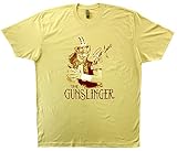 Brett Favre Green Bay Packers Tan Short Sleeve T-Shirt - Gunslinger Classic - XLarge