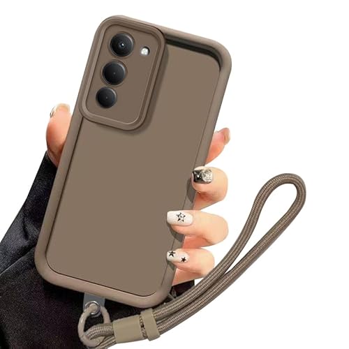 KOOLRIVER�EFor Redmi 15 5G �P�[�X �ϏՌ� �J�o�[ �X�g���b�v�t�� TPU �\�t�g�P�[�X ���� ������ �V���v�� �ی�P�[�X For ���� �V���I�~ ���b�h�~�[15 �V���I�~�[ ���h�~�[(�u���E��)