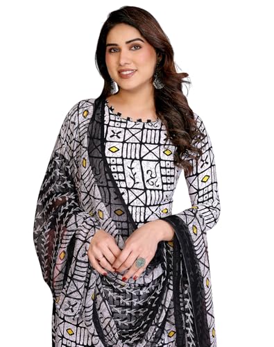Image of Yashika Unstiched Crepe dress materials | Crepe Salwar Suit for women with dupatta | suit material for women unstitched