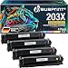 Produktbild Bubprint 4-Pack Toner kompatibel als Ersatz für HP 203x 203a HP Color Laserjet Pro MFP M281fdw M254dw M254nw M254dnw M280nw M281fdn M281fw, m281fdw Toner
