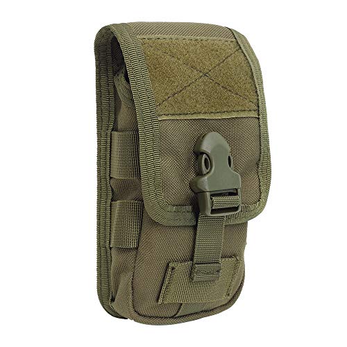Taktische Handytasche, Tragbar Taktische EDC-Tasche mit Klettband, Nylon Molle Pouch für Camping, Klettern, Safaris und zum Schutz Ihres Handys Cover