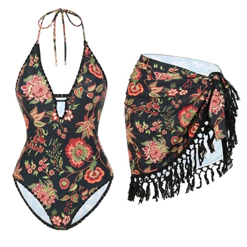 Excursions à la plage réussies avec ce maillot deux pièces respirant à jupe bohème