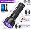 Vansky UV Flashlight Black Light, 51 LED Blacklight Pet Urine Detector for Dog/Cat Urine, Dry Stains, Bed Bug, Resin Curing, Scorpions Finder #1