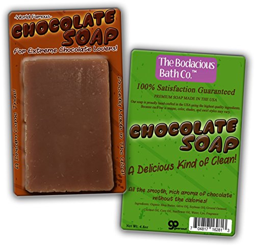 Chocolate Soap Chocolate Scented Bar Soap Funny Unisex Spa Gags For Women Men Chocolate Gags Secret Santa White Elephant Stocking Stuffers Novelty Soap Wife Friend Girlfriend #TOP1