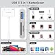KiWiBiRD SD Kartenleser USB C, Micro SD Karte Card Reader Karten Leser Adapter USB-C für SDHC SDXC UHS-I Karte, Kompatibel mit iPhone 16 15 Plus Pro Max MacBook Mac iPad iMac Galaxy S25 S24 Android