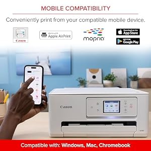 Canon PIXMA TS7720 Wireless All-in-One Color Inkjet Printer – Print, Copy, Scan – Auto Duplex, 15/10 PPM, 2.7” Touchscreen, Compact Home Photo Printer with Easy Setup — photo 5 of 6