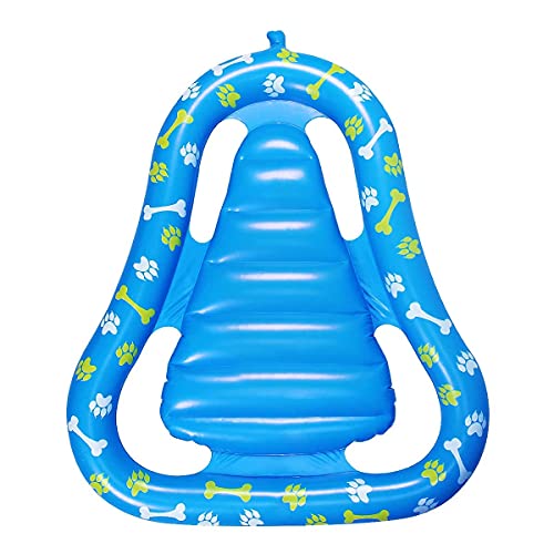 Pool Float For Dog And Cat, Dog Pool Float, Dog Inflatable Raft, Pet Pool Float, Inflatable Stay Dry Ride On Puppy Paw Raft For Pets Swimming (47.2 X 36.2 Inch) #TOP5