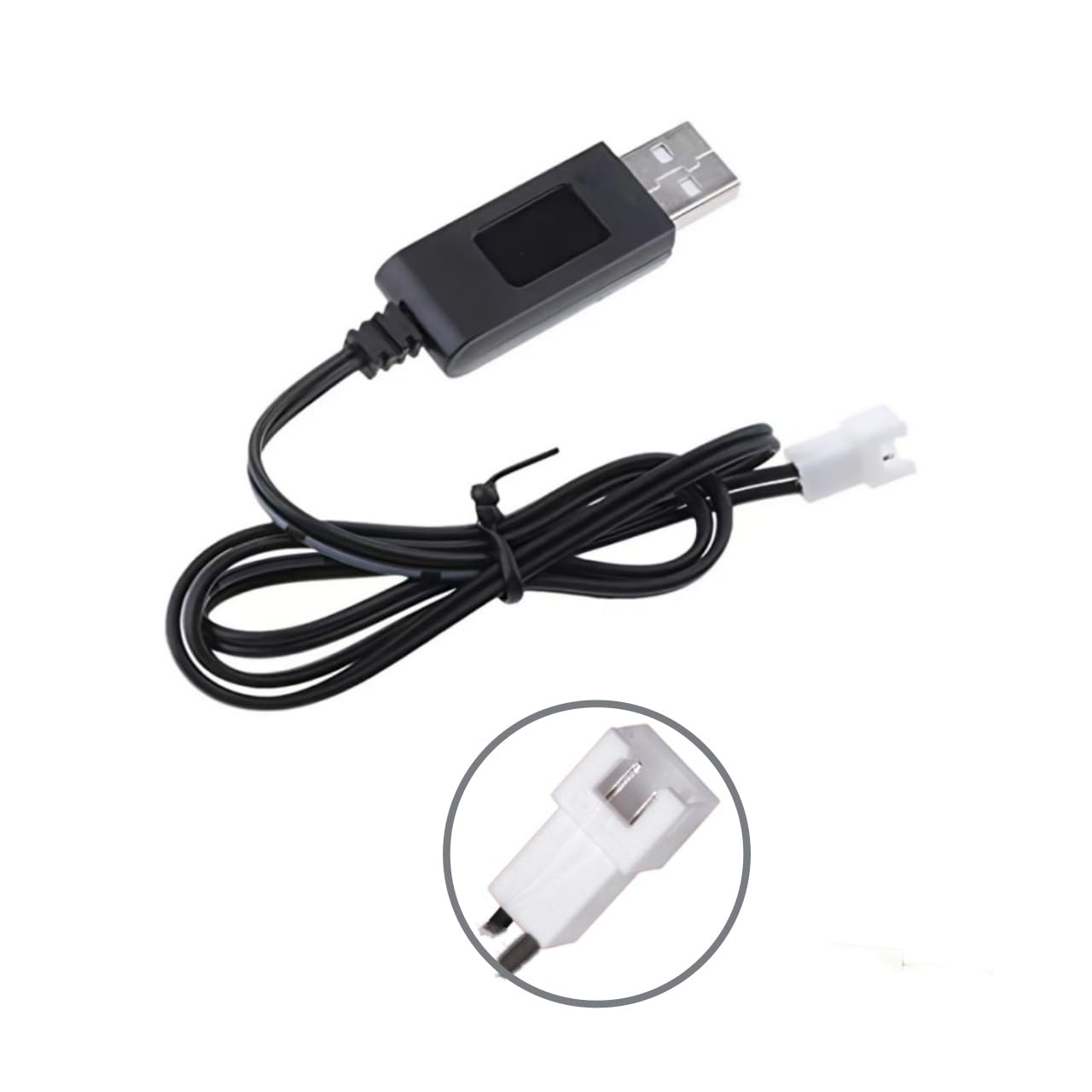 Gazechimp 3.7v Battery Charger Replacement for Carrera Mario Remote Control RC Car Battery, USB Charging Cable Cord XH2.54mm 2P Female Connector