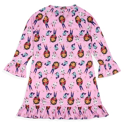 INTIMO Gabby's Dollhouse Toddler Girls' Meow-Mazing! Sleep Pajama Dress Nightgown4