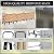 Lanlelin 12FT Firewood Rack with Cover - Outdoor Use Ready, Quick-Access Zippered Cover for Easy Wood Storage & Retrieval, Wind-Resistant Straps, Stable & Secure Construction