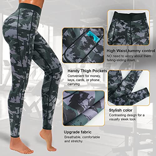 KUMAYES Pantaloni Sauna Dimagranti Donna