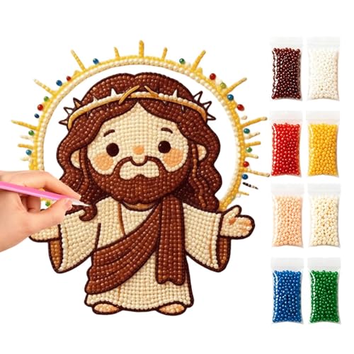 Kit de peinture à strass Jésus diamant 5D brillant