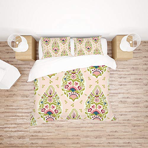 Parure de lit en polyester durable CHEHONG style floral - 3