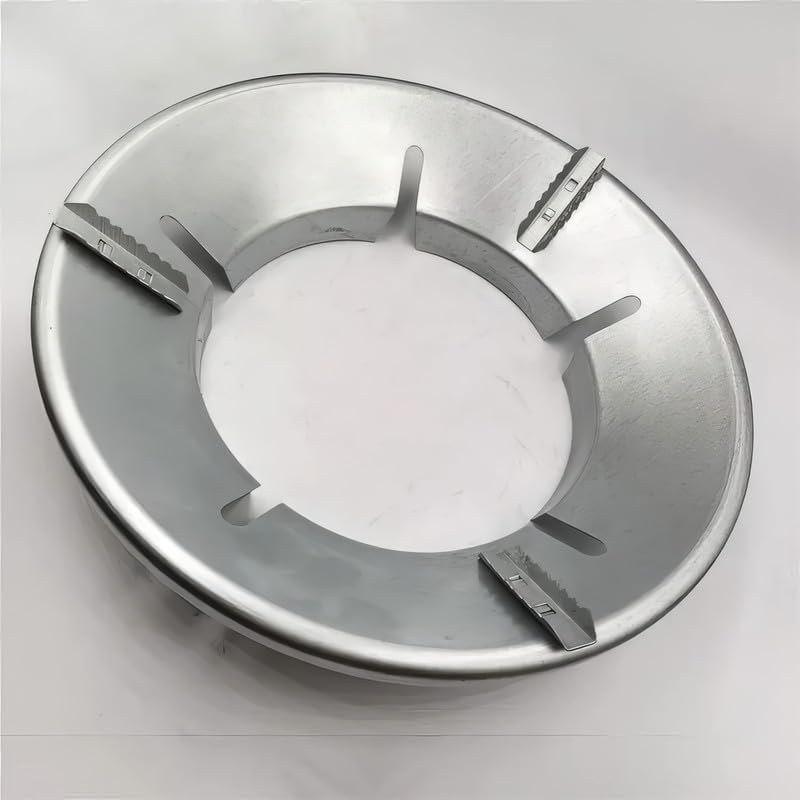 Image of Gas Saver Burner Stand | Burner Stand | Gas Saver Jali | Windproof Gas Saver Stand | Gas Saving Ring | Gas Saver Round Burner Stand, Suitable For All Gas Stove (Silver, PACK OF 2)