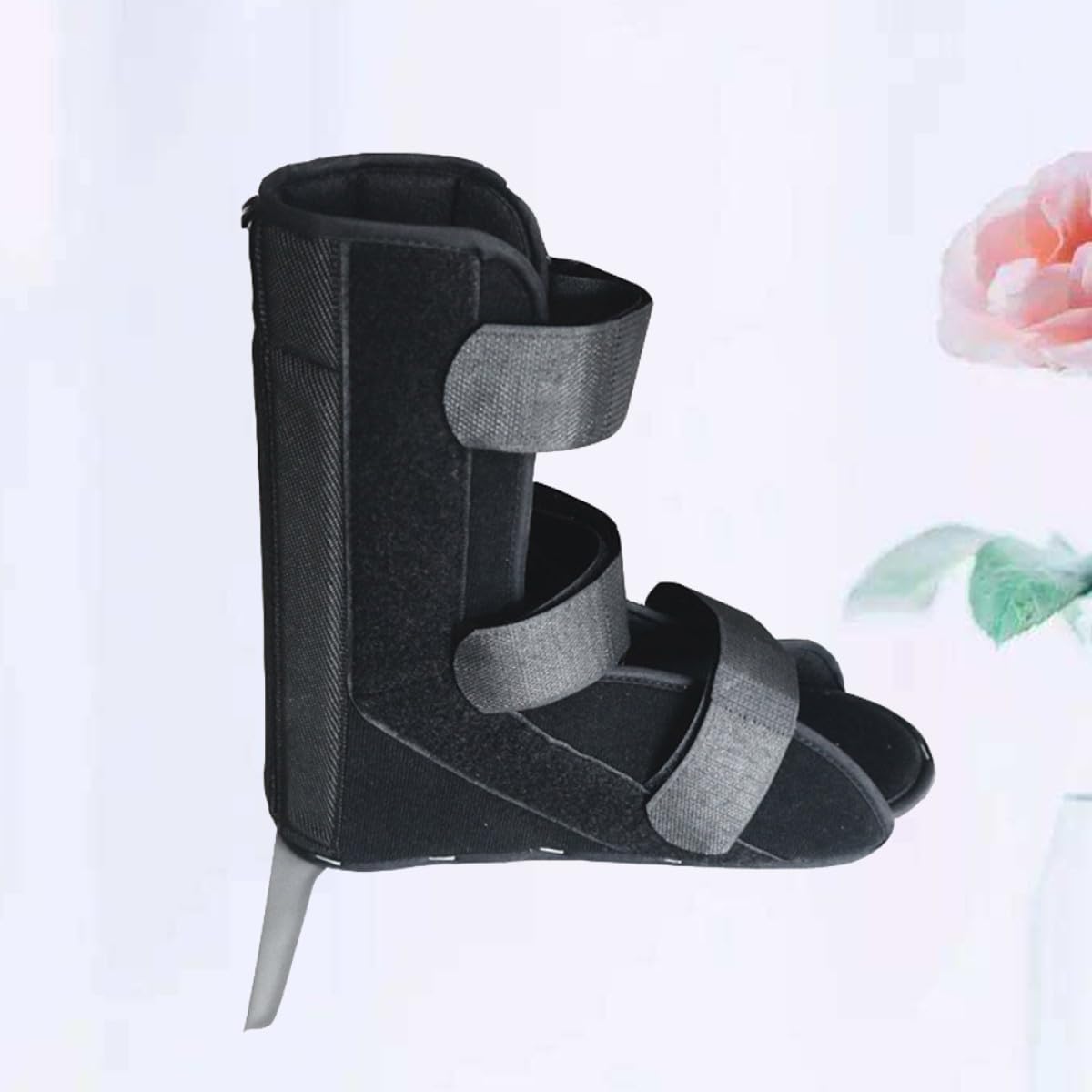 CALLARON Breathable Ankle Fixed Shoes Foot Stabiliser Boot Size L Black for Sprains Support Post Orthopedic Rehabilitation