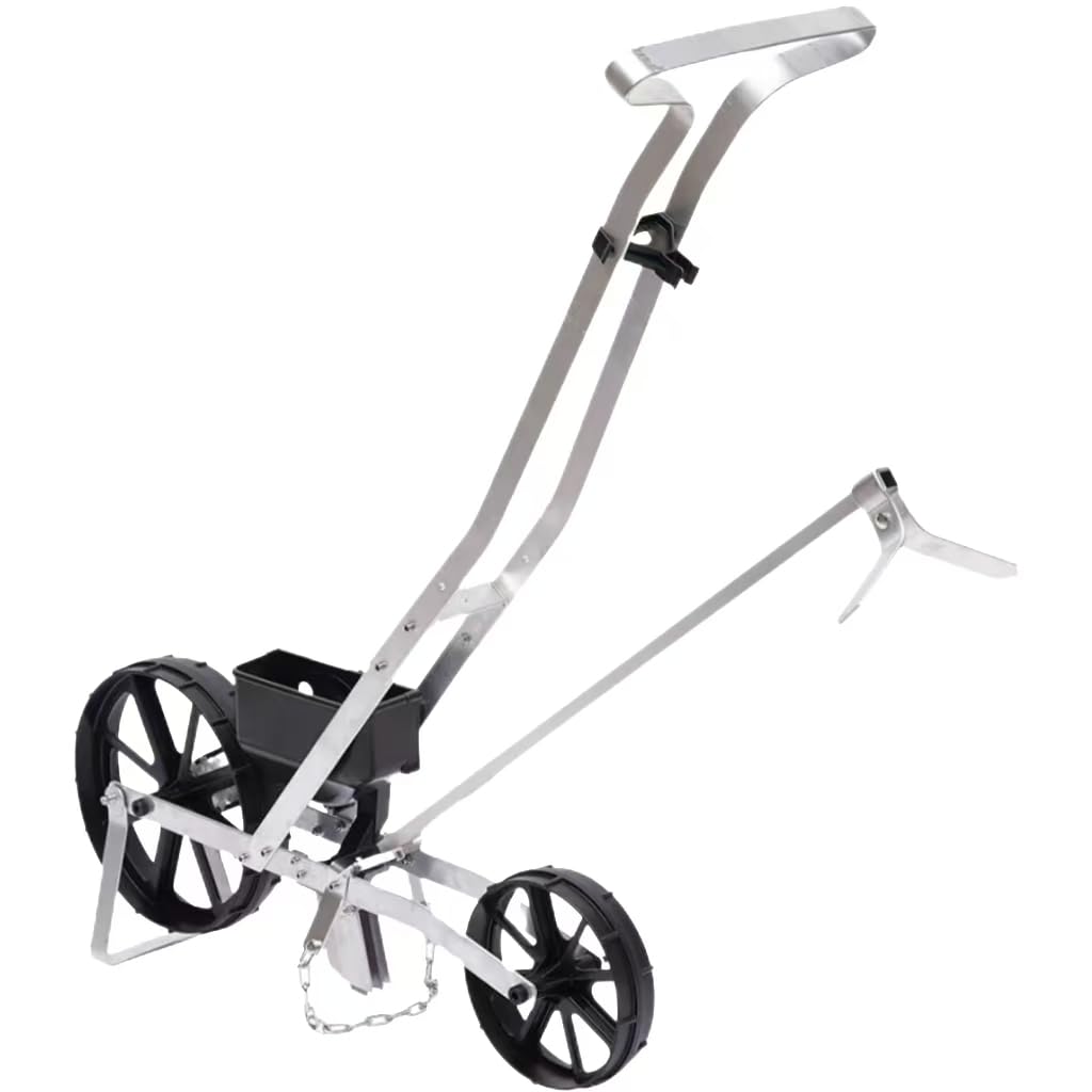 Alta Qualità Seminatrice A Mano Agricoltura Seminatrice Dibbela Macchina Singola fila Dibbela Semi Grano Singolo Seed Drill Seeder Giardino Dibbela Macchina Per Come Mais Porri 3-14Mm
