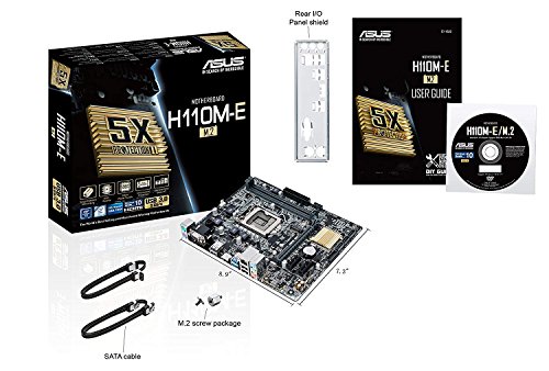 Image of ASUS H110M-E /M.2 LGA1151 DDR4 M.2 HDMI USB3.0 H110 MicroATX Motherboard