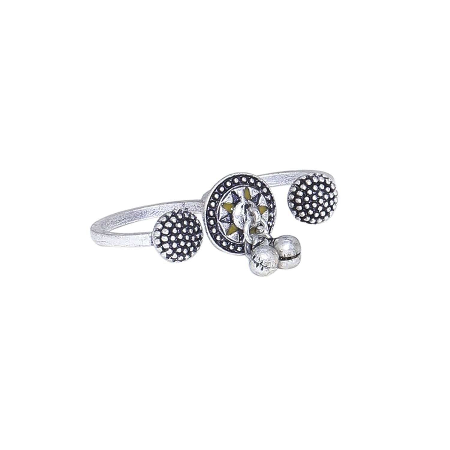 VOYLLA Taal Mridang Two-Finger Statement Ring (B08V914Z1F) Amazon Price History, Amazon Price Tracker