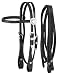King Series Miniature Silver Headstall w/Reins Bla