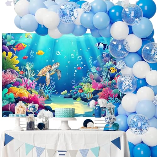 Fondo Fotográfico Mocsicka 7x5ft Bajo el Mar miniatura 4