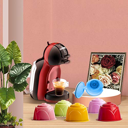 Hemoton Cápsula de Café Recarregável Filtro de Café Reutilizável Compatível Com Café Dolce Gusto Bre