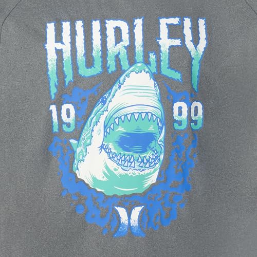 Image of Hurley Boys' Icon UPF 50+ Rash Guard Swim