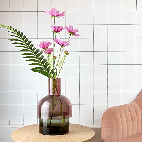 Vase à fleurs réversible en verre pour décoration table mariage - 4