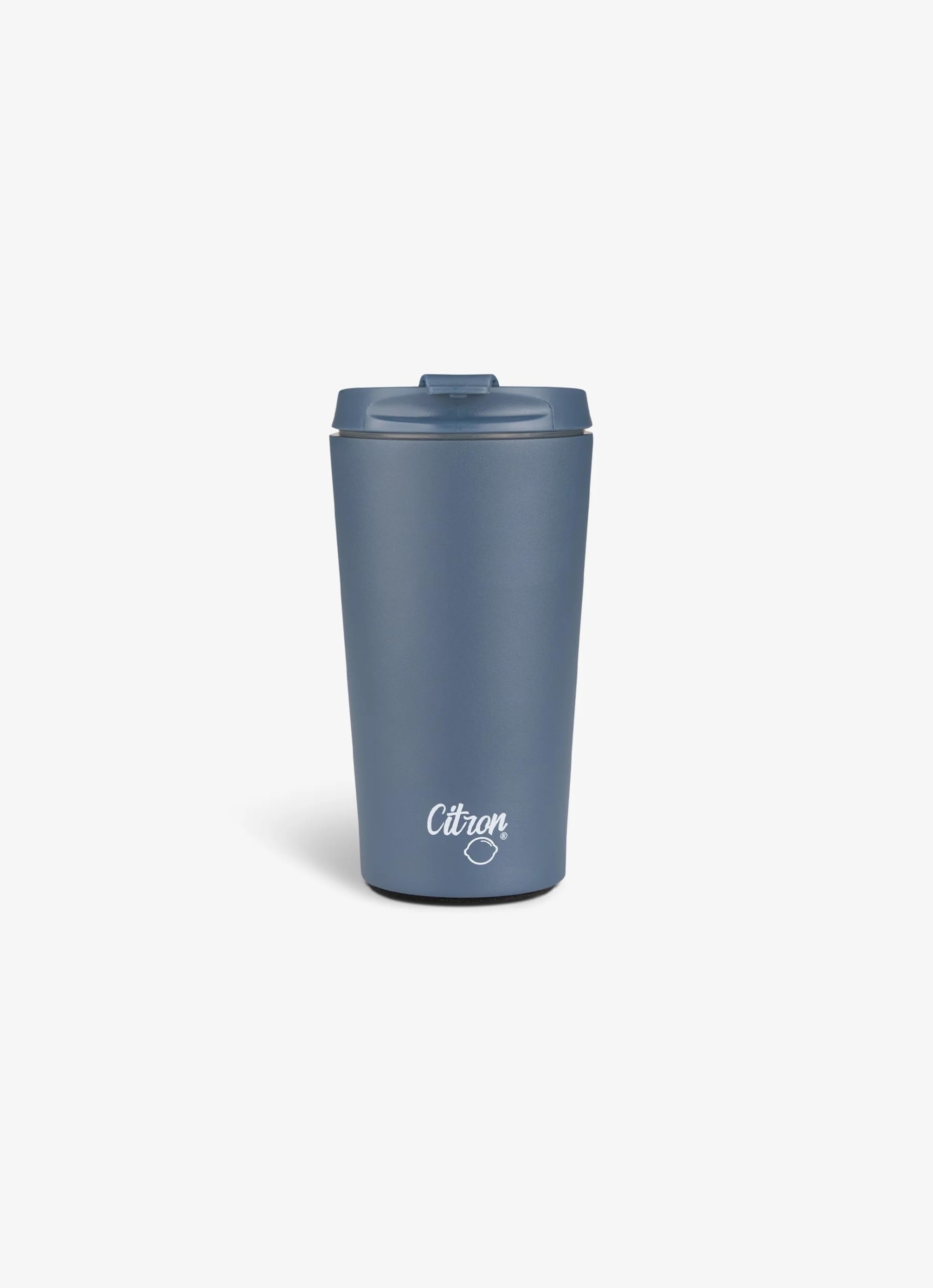Double Wall Vacuum Insulated Coffee Travel Mug | For Hot & Cold Drinks | BPA Free & Leak Proof-370ml Dark blue