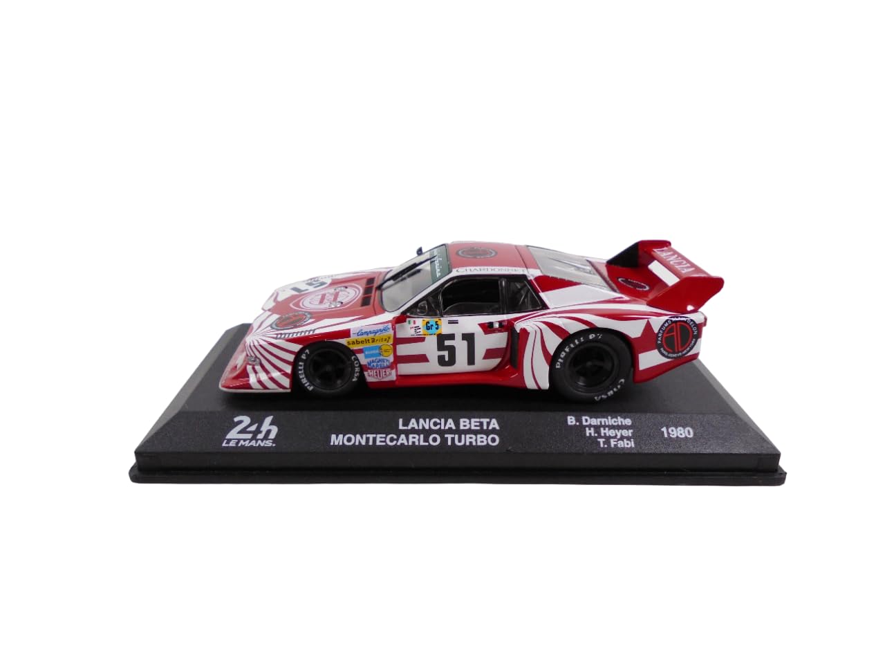 OPO 10 - Collectible miniature car 1/43 compatible with Lancia Beta Montecarlo Turbo #51 24h Le Mans 1980 - LM003
