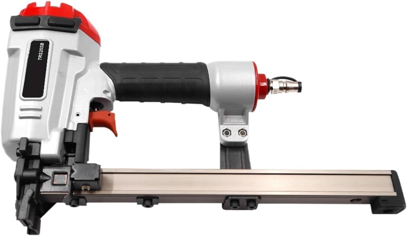 Professional Pneumatic Upholstery Stapler Pneumatic Stapler 16GA 1inch Wide Crown TRS25B Use for Wood Working Roofing Decorating Tool