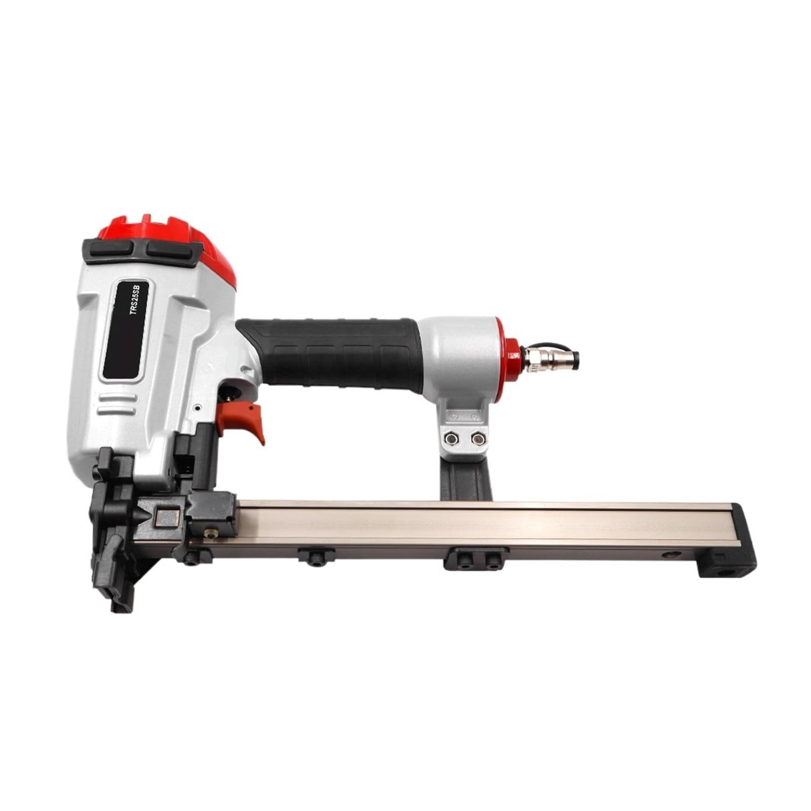 Pistola sparapunti pneumatica senza olio Cucitrice pneumatica 16GA 1 pollice Corona larga TRS25B Uso della cucitrice meccanica for la lavorazione del legno Strumento di decorazione del tetto