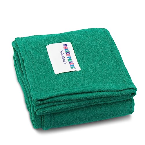 ROLLEE POLLEE Northwest Green Fleece Sleeping Blanket for Kids - Super Soft Anti-Pill Blanket, Single - Cozy Nap Time Solution for Children Cot, 36