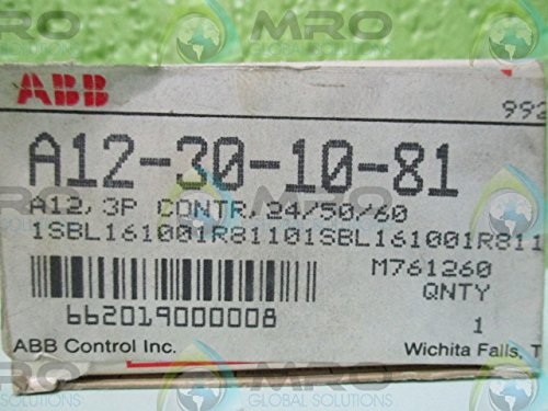 ABB CONTROL INC. A12-30-10-81 3-POLE, 11AMPS, 24VAC COIL CONTACTORNEW IN BOX