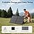 MHPOWOS 110W Portable Solar Panel, IP67 Waterproof Foldable 110 Watt Solar Charger, High 23.5% Efficiency for Outdoor Camping, Portable Power Station, RV
