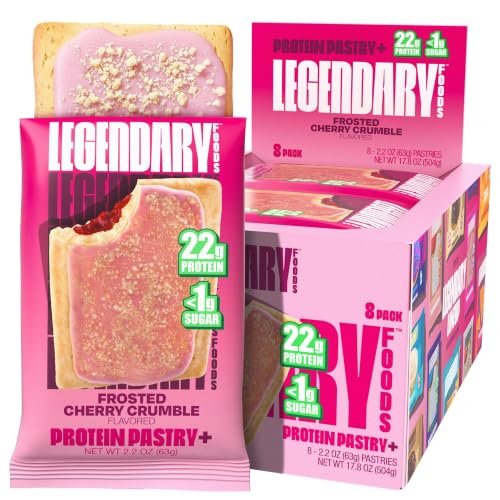Legendary Foods Cherry Crumble Protein Pastry, Protein Bar Alternative